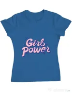 Tricou ADLER dama Girl power Albastru azuriu