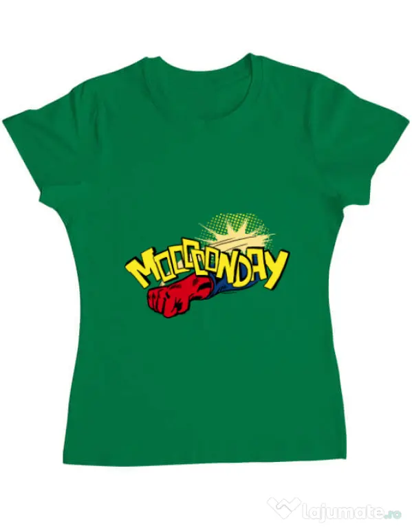Tricou ADLER dama Mooonday Verde mediu