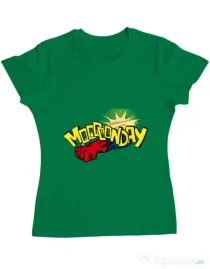 Tricou ADLER dama Mooonday Verde mediu