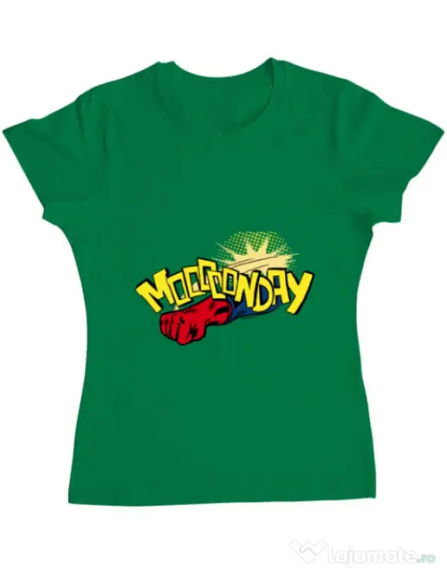 Tricou ADLER dama Mooonday Verde mediu