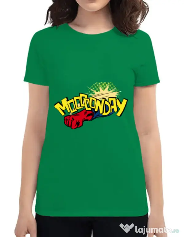 Tricou ADLER dama Mooonday Verde mediu