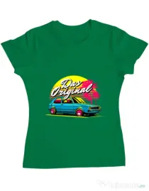 Tricou ADLER dama Das original Verde mediu