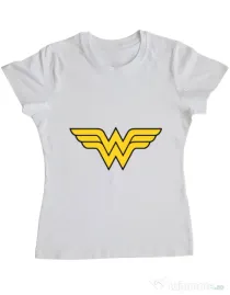 Tricou ADLER dama Wonder woman Alb