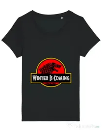 Tricou STANLEY STELLA dama Jurassic winter Negru