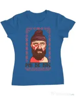 Tricou ADLER dama Pui de dac Albastru azuriu