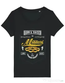 Tricou STANLEY STELLA dama Militari Negru