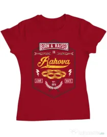 Tricou ADLER dama Rahova Rosu