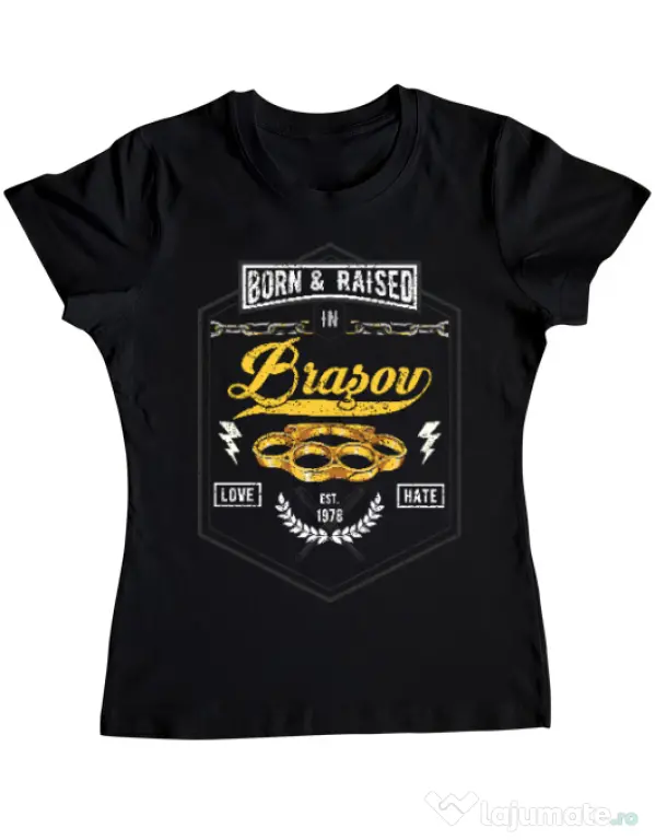Tricou ADLER dama Brasov Negru