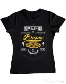 Tricou ADLER dama Brasov Negru