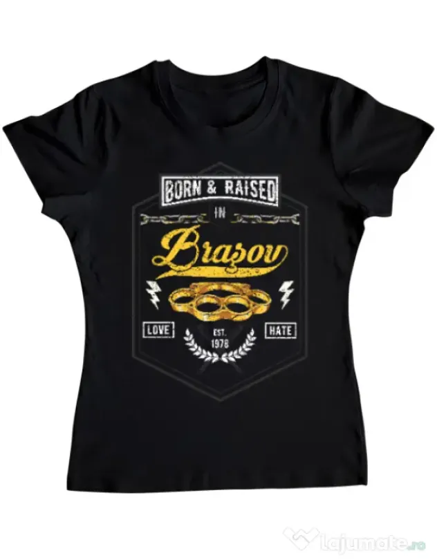 Tricou ADLER dama Brasov Negru