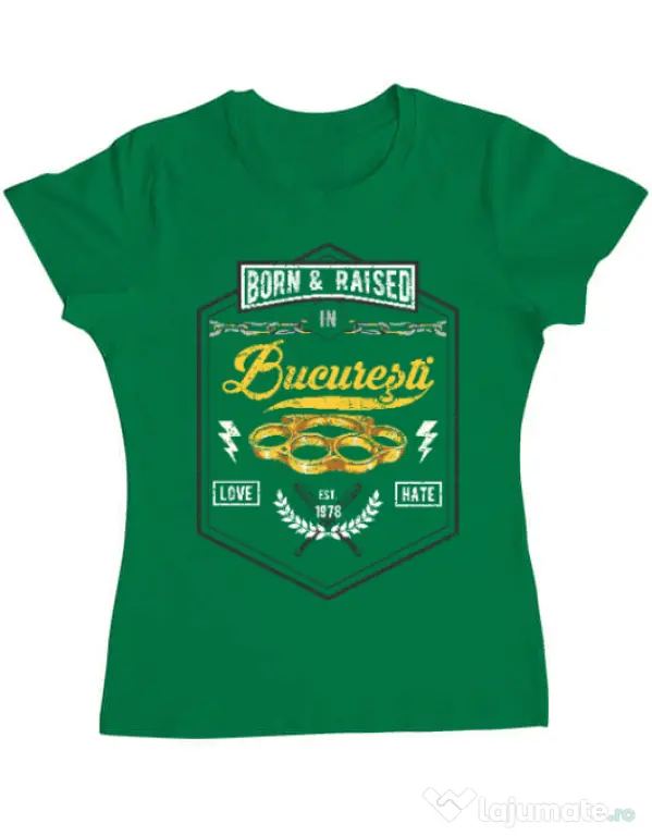 Tricou ADLER dama Bucuresti Verde mediu