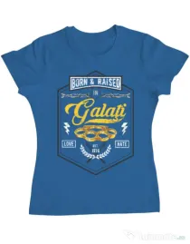 Tricou ADLER dama Galati Albastru azuriu