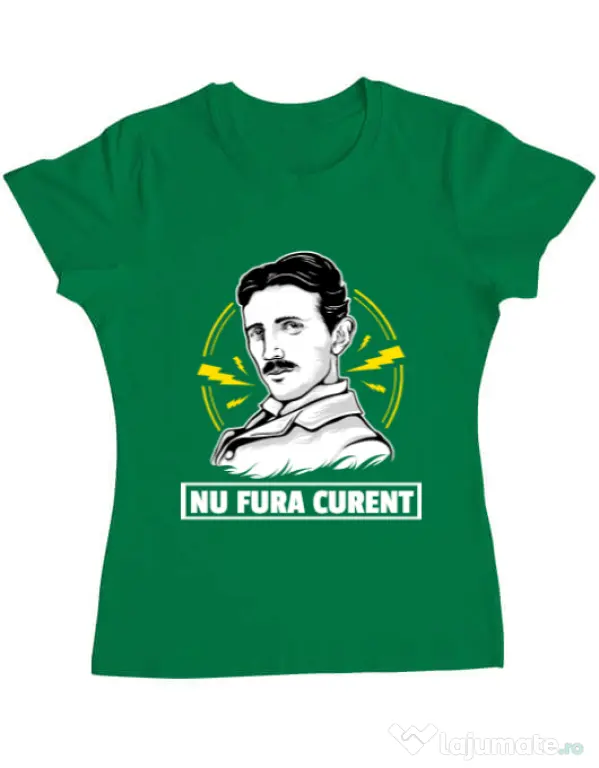 Tricou ADLER dama Nu fura curent Verde mediu