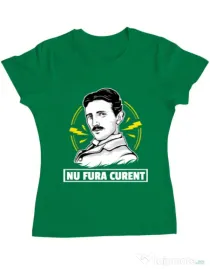 Tricou ADLER dama Nu fura curent Verde mediu