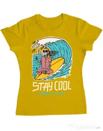 Tricou ADLER dama stay cool Galben