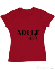Tricou ADLER dama Adultish Rosu