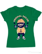 Tricou ADLER dama Original sailor Verde mediu