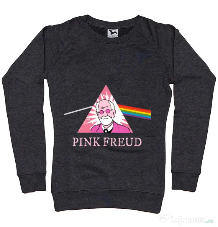 Bluza ADLER dama Pink Freud Negru melanj