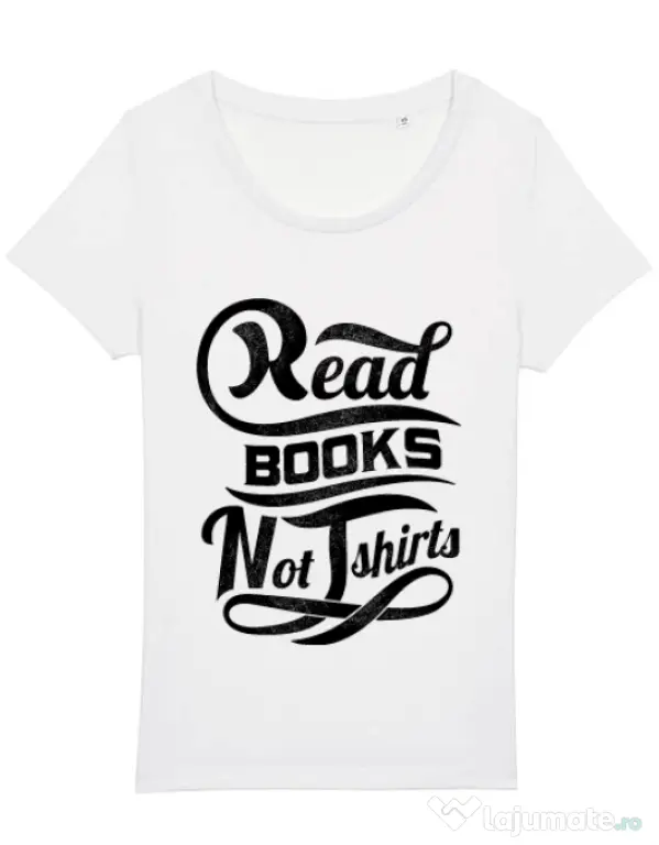 Tricou STANLEY STELLA dama Read books Alb