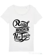 Tricou STANLEY STELLA dama Read books Alb