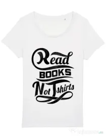 Tricou STANLEY STELLA dama Read books Alb