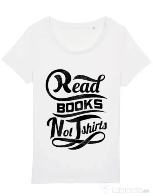 Tricou STANLEY STELLA dama Read books Alb