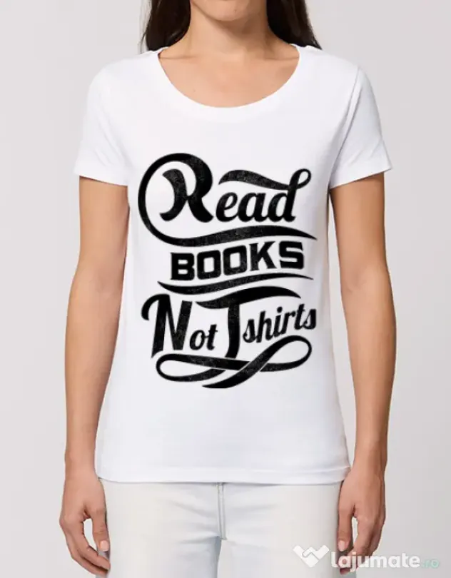 Tricou STANLEY STELLA dama Read books Alb