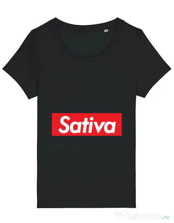 Tricou STANLEY STELLA dama Sativa Negru