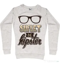 Bluza ADLER dama Suflet de hipster Migdala melanj