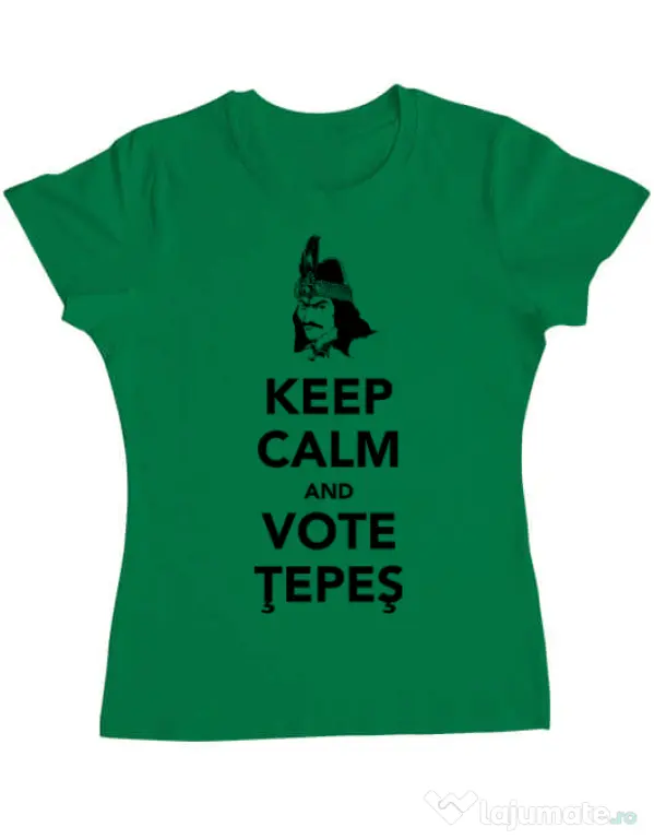 Tricou ADLER dama Vote Tepes Verde mediu