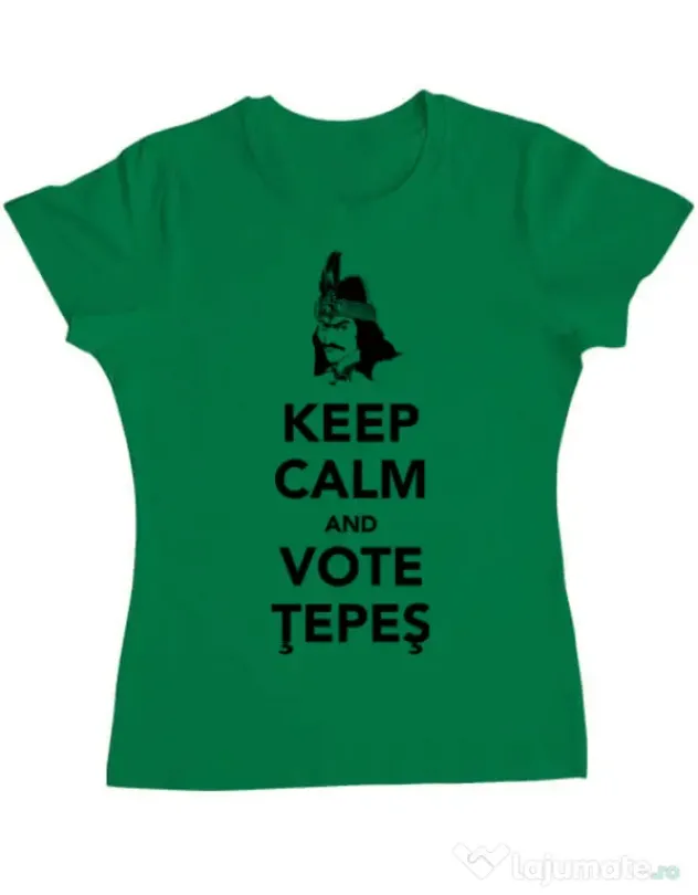Tricou ADLER dama Vote Tepes Verde mediu