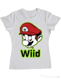 Tricou ADLER dama Wiid Alb