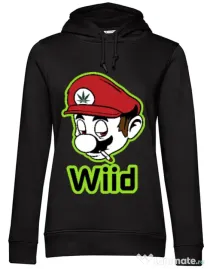 Hoodie dama cu gluga Wiid Negru