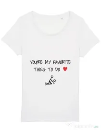 Tricou STANLEY STELLA dama Favorite thing Alb