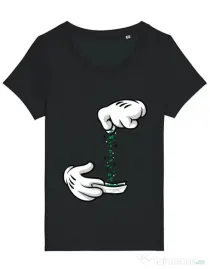 Tricou STANLEY STELLA dama Magic sparkles Negru