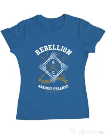 Tricou ADLER dama Rebellion Albastru azuriu