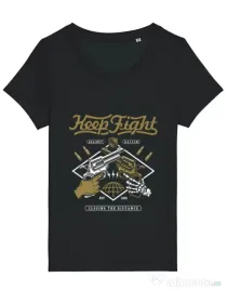 Tricou STANLEY STELLA dama Keep Fight Negru