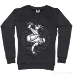Bluza ADLER dama Skatetrooper Negru melanj