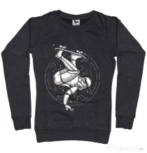 Bluza ADLER dama Skatetrooper Negru melanj