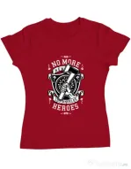 Tricou ADLER dama No More Heroes Rosu