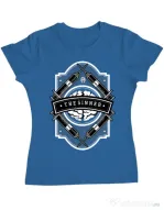 Tricou ADLER dama The Sinner Albastru azuriu