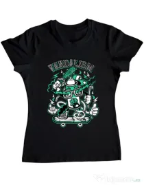 Tricou ADLER dama Vandalism Negru