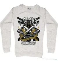 Bluza ADLER dama Smoking Kills Migdala melanj