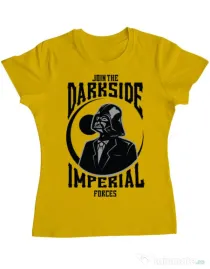 Tricou ADLER dama Darkside Galben