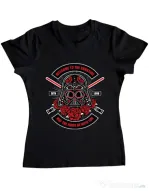 Tricou ADLER dama Darth Vader Sugar Skull Negru