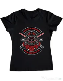 Tricou ADLER dama Darth Vader Sugar Skull Negru