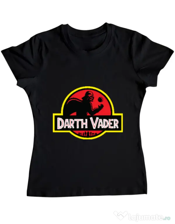 Tricou ADLER dama Darth Vader Negru