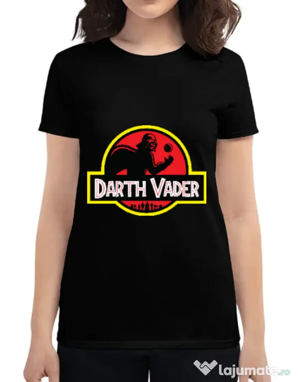 Tricou ADLER dama Darth Vader Negru