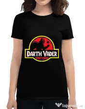 Tricou ADLER dama Darth Vader Negru 