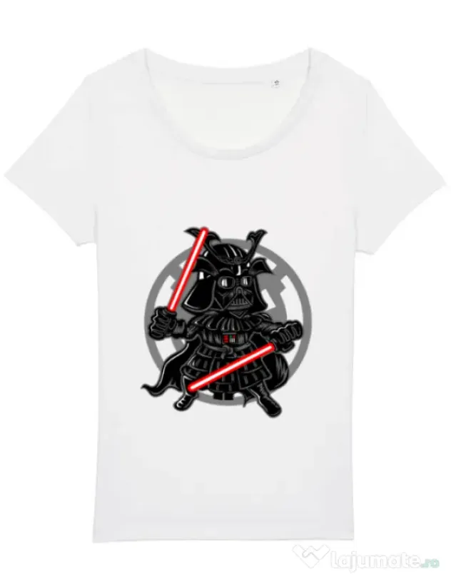 Tricou STANLEY STELLA dama Darkside Samurai Alb